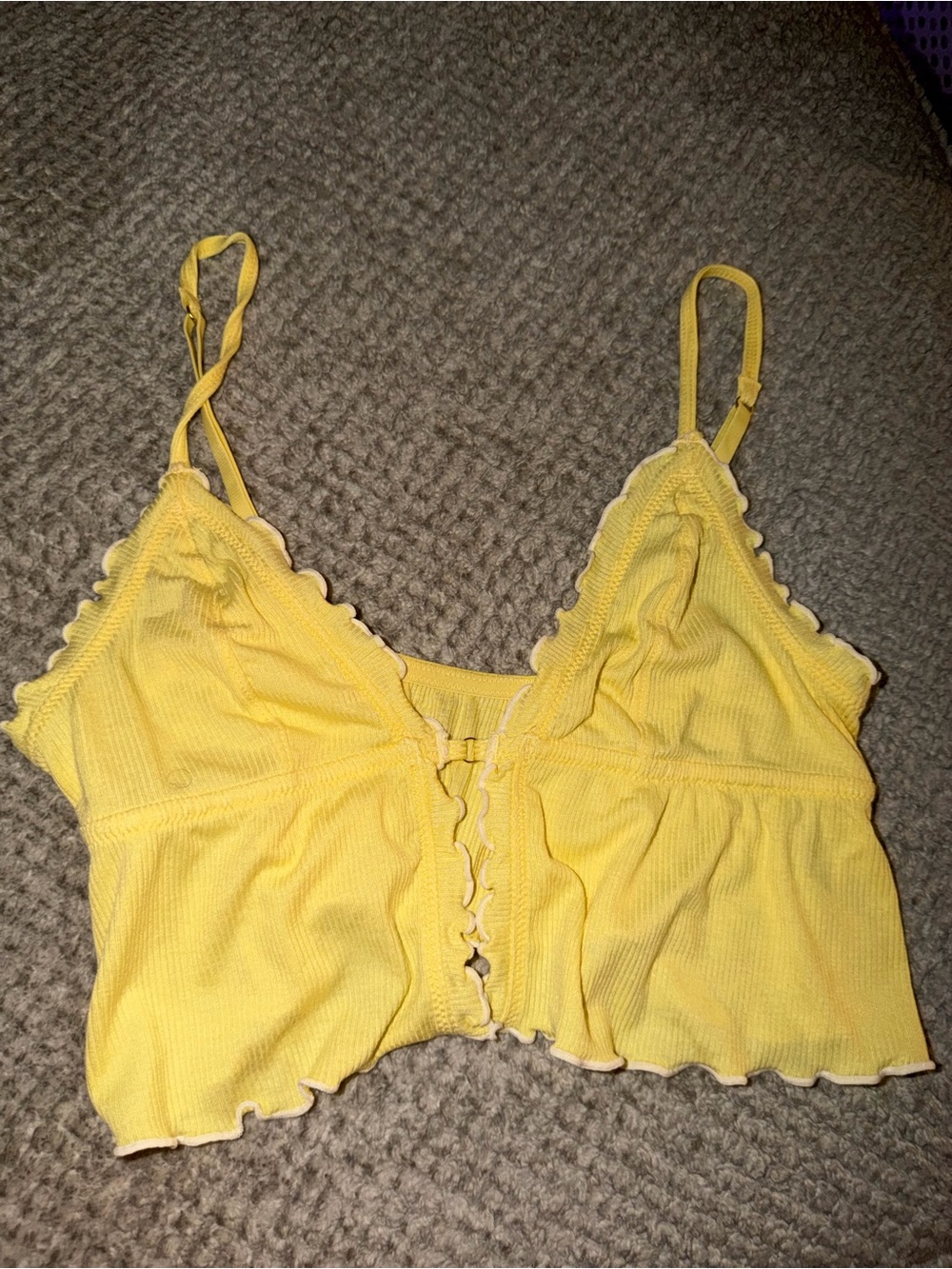 Urban Outfitters Yellow Triangle Bralette Top